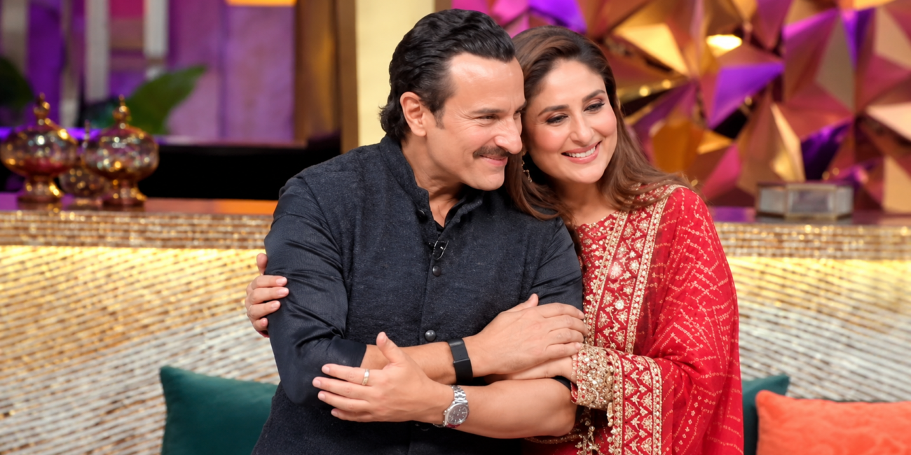 Kareena Kapoor Khan and Saif Ali Khan on The Great Indian Kapil Show