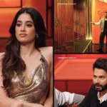 Varun Dhawan Janhvi Kapoor and Arjun Kapoor in Koffee With Karan Season 9