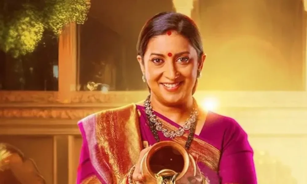 Smriti Irani and Amar Upadhyay as Tulsi and Mihir in Kyunki Saas Bhi Kabhi Bahu Thi 2