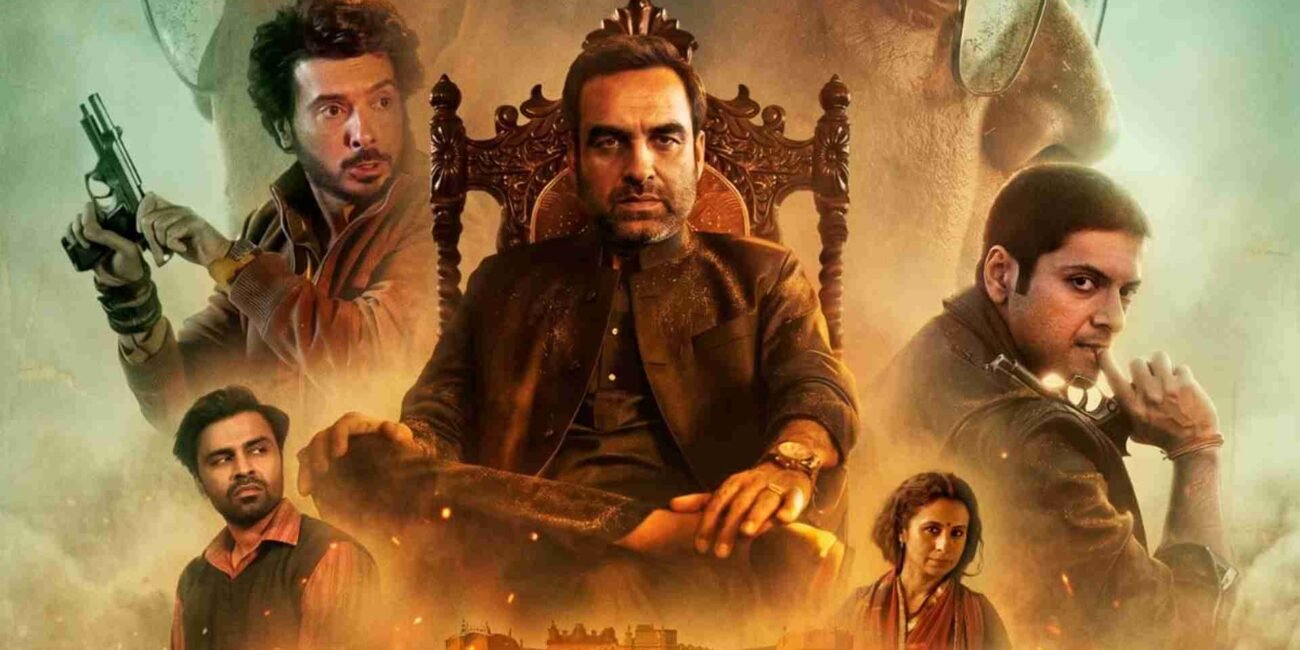 Pankaj Tripathi, Ali Fazal and Divyenndu in Mirzapur The Movie