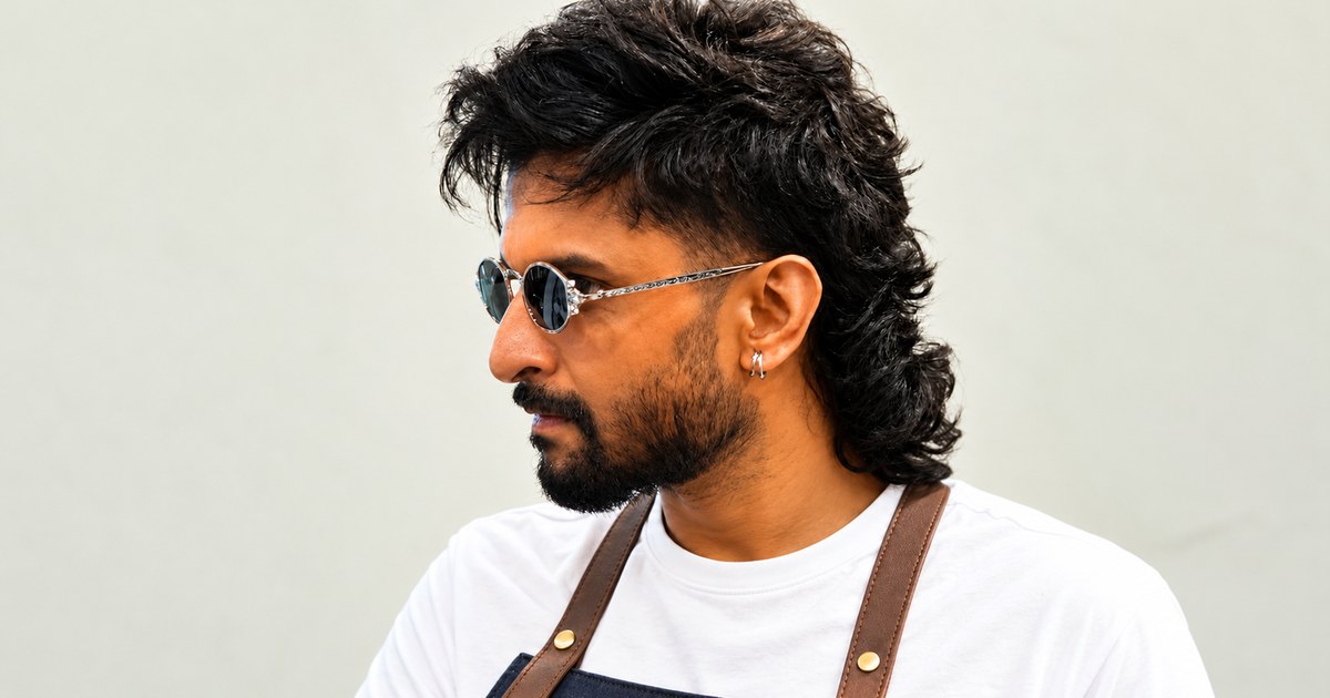 Nani in a retro gangster look for the Telugu film Bloody Romeo
