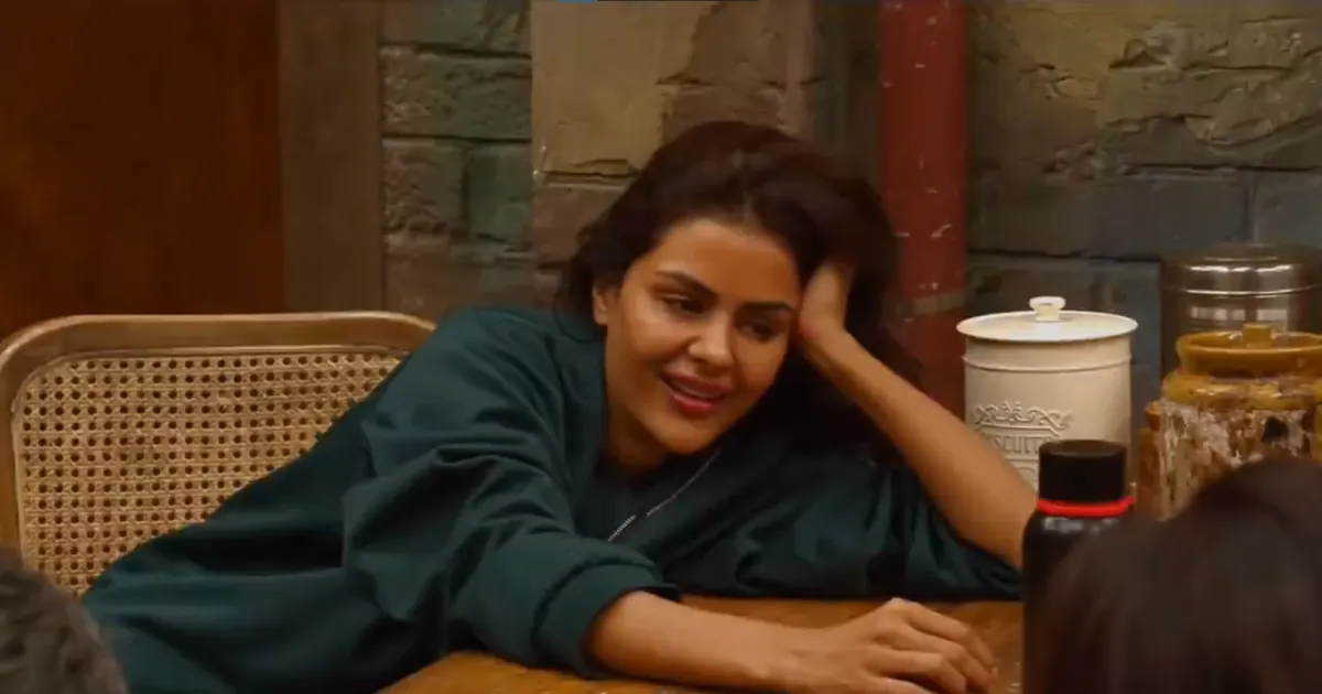 Priyanka Chahar Choudhary during a Rise and Fall Season 2 task