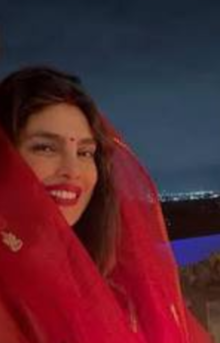 Priyanka Chopra celebrates Karwa Chauth 2026 with Nick Jonas and daughter Malti Marie