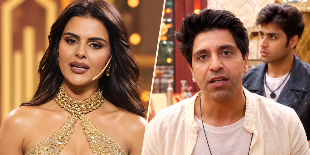 Priyanka Chahar Choudhary and Shehzad Poonawalla in Rise and Fall Season 2