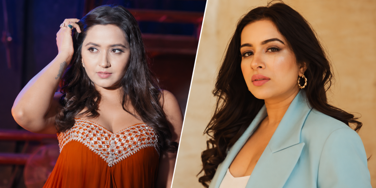 Sara Gurpal and Kajal Raghwani after their eviction from Rise and Fall Season 2