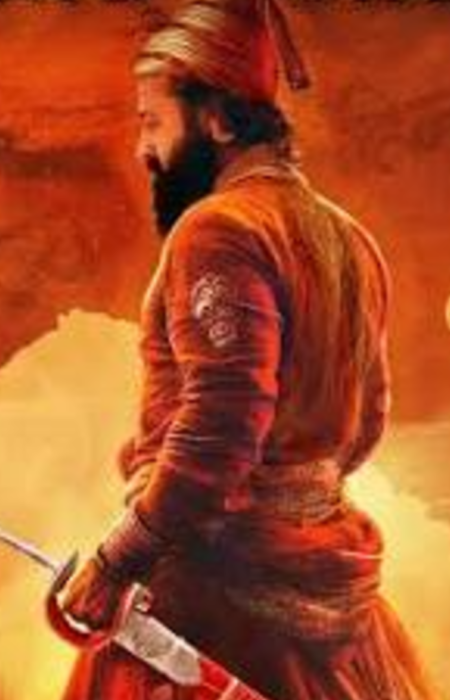 Rishab Shetty as Chhatrapati Shivaji Maharaj in The Pride of Bharat film