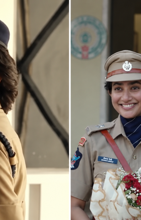 Sai Pallavi as officer Nithya Reddy in Dhanush's OM Chapter 1 Udhiram The Blood Wood