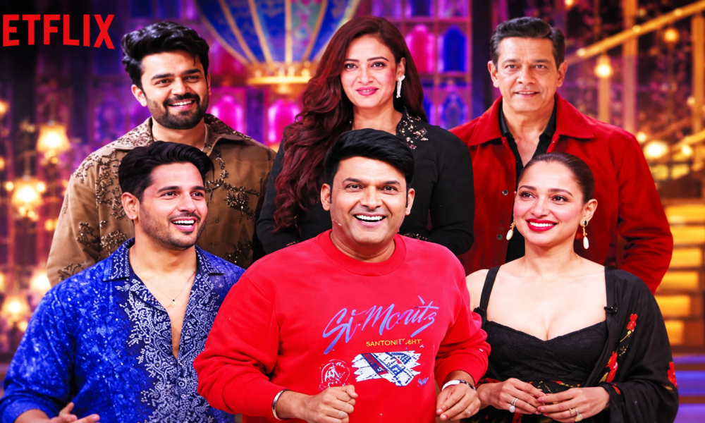 Sidharth Malhotra Tamannaah Bhatia and The Vvaan cast on The Great Indian Kapil Show Season 5