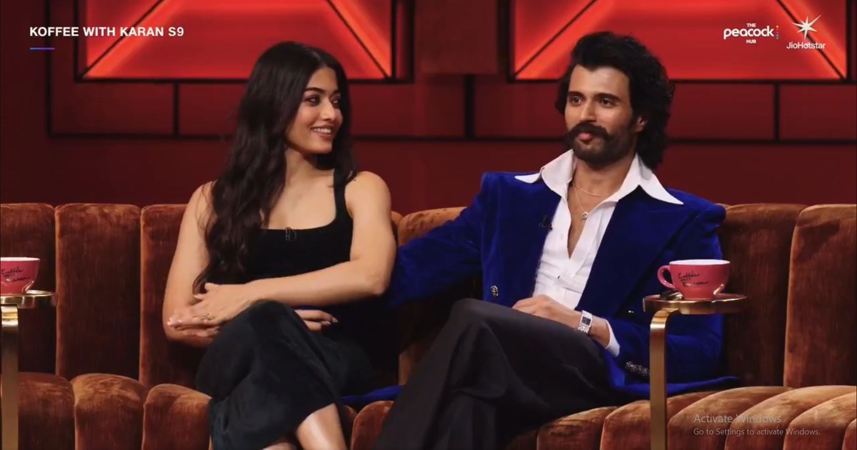 Koffee With Karan 9: Rashmika ने Vijay को शादी के लिए मनाया Vijay Deverakonda and Rashmika Mandanna on Koffee With Karan Season 9