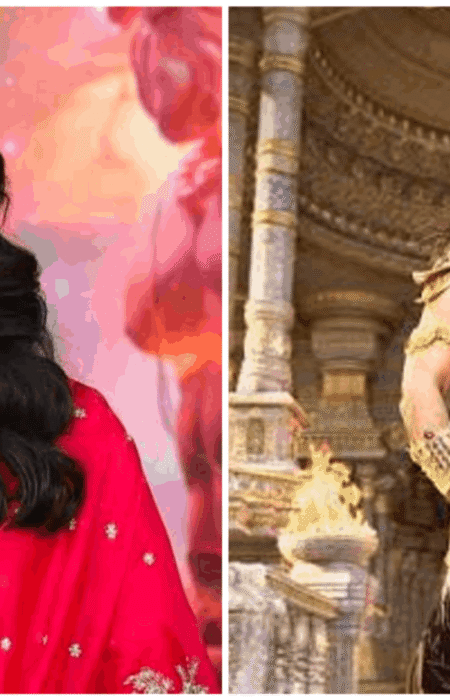 Sai Pallavi as Sita at the Ramayana film premiere with Ranbir Kapoor and Yash